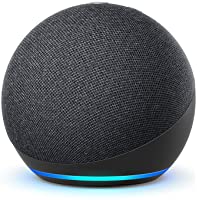 Nuevo Echo Dot (4.ª generación) | Altavoz inteligente con Alexa | Antracita